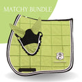 Lemongrass Saddle Pad Set