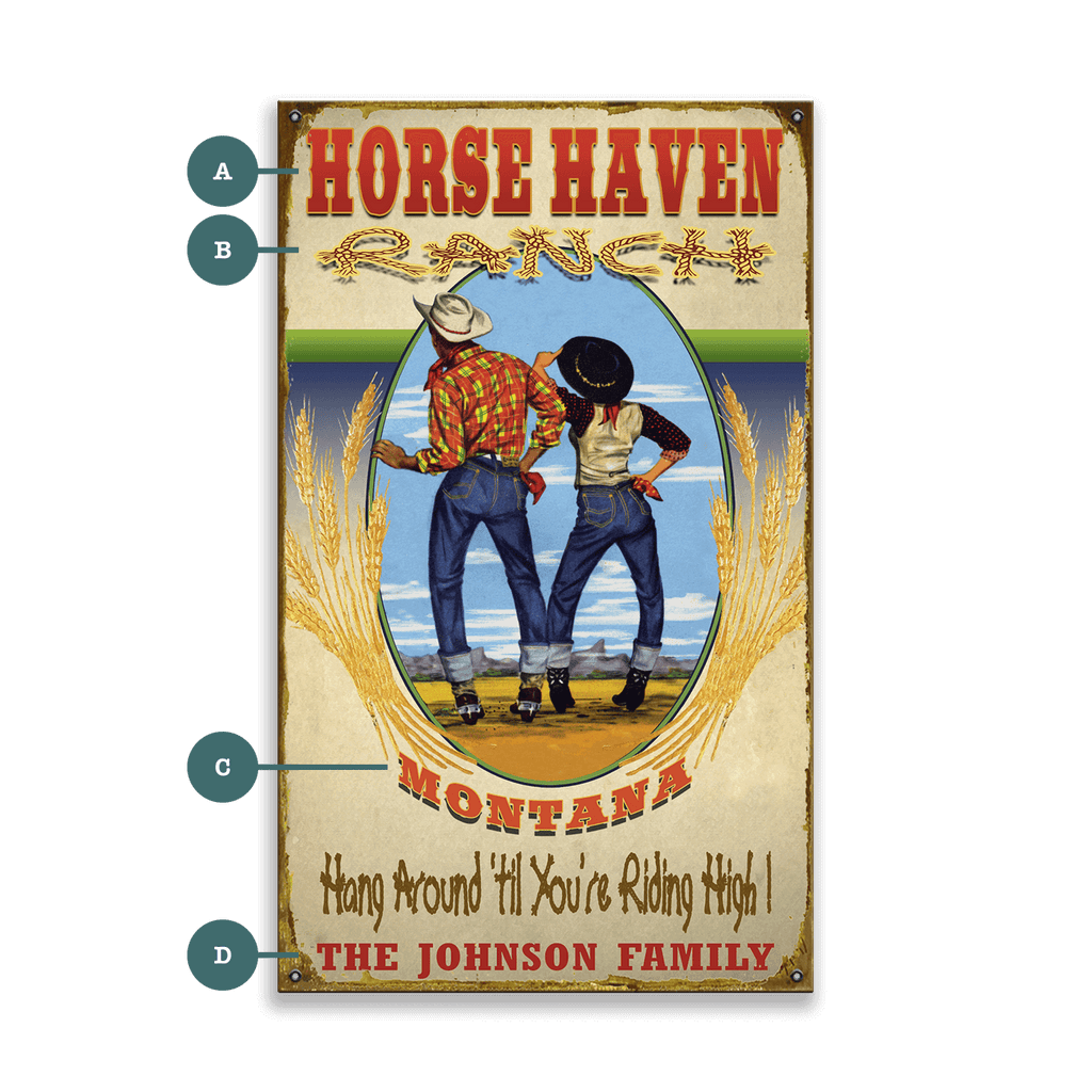 Riding High - Wood & Metal Wall Art