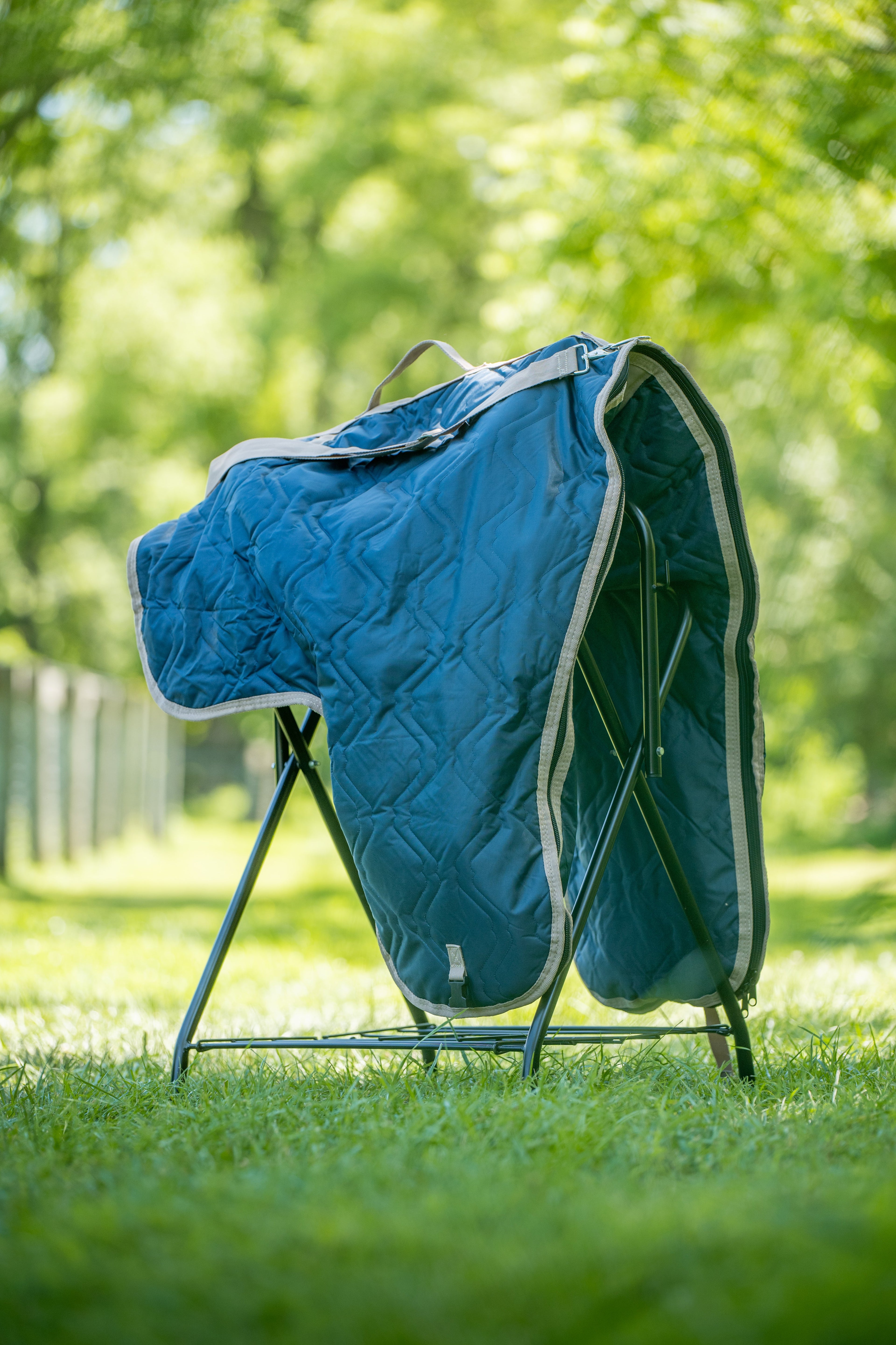 AJ Tack Western Padded Saddle and Bridle Carrier Set