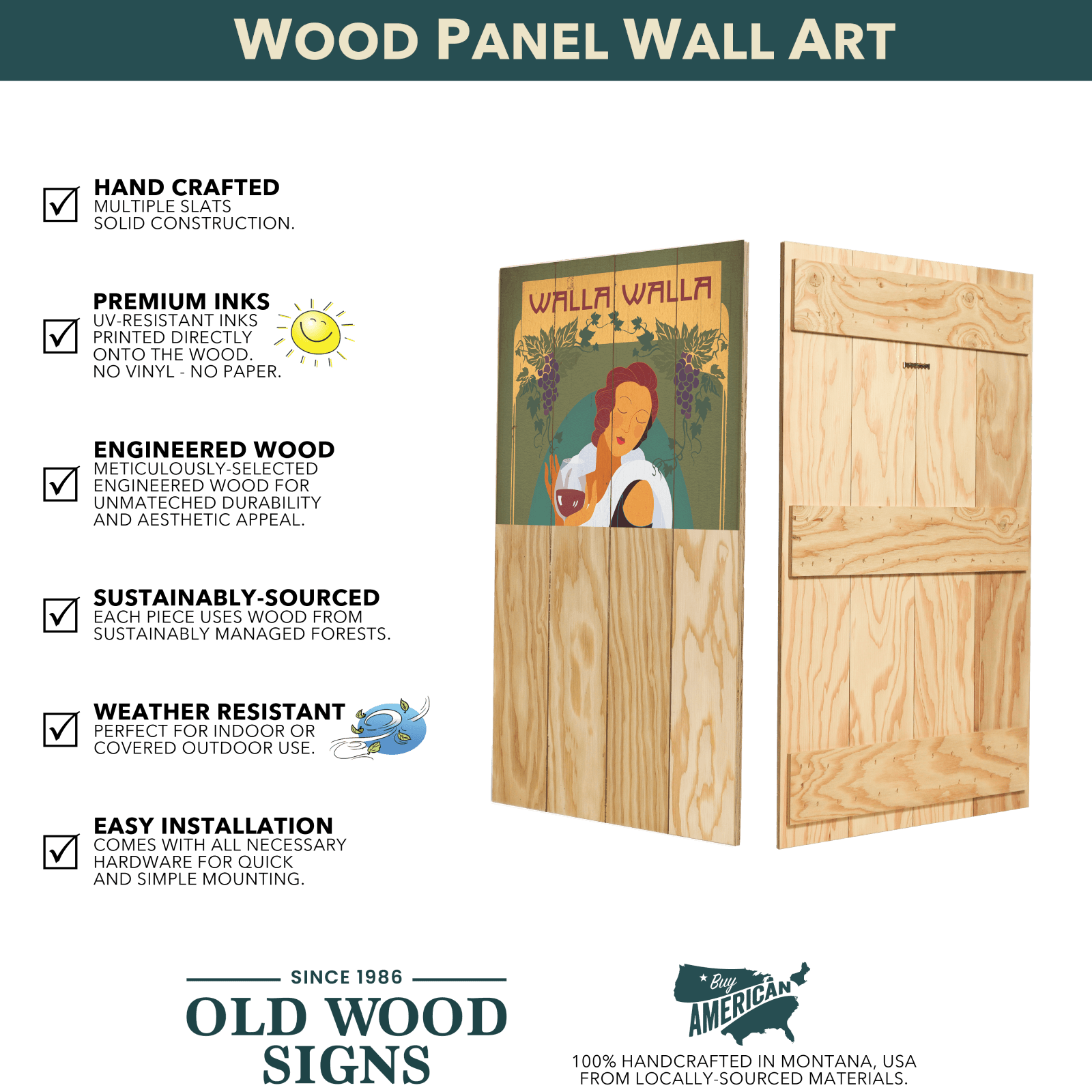 Riding High - Wood & Metal Wall Art