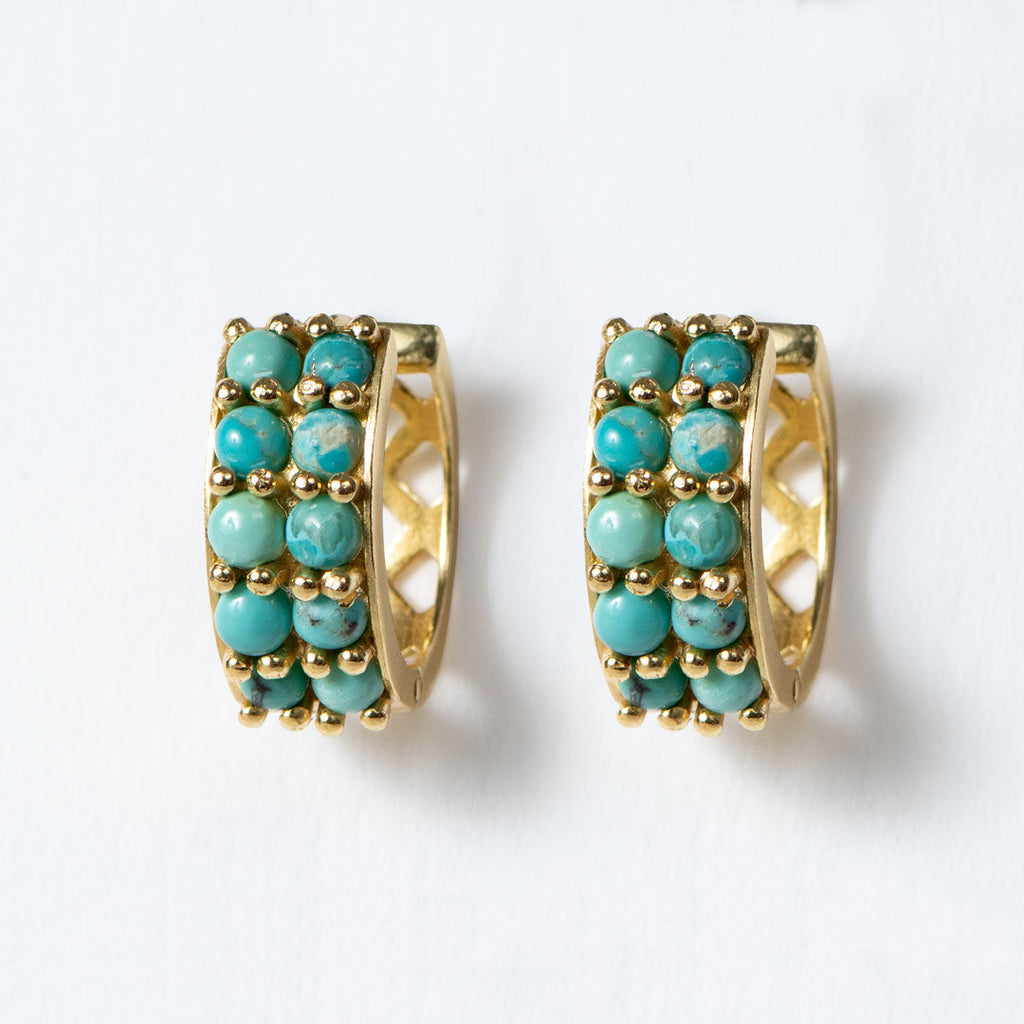 Prism - Linea Turquoise Equestrian Earring