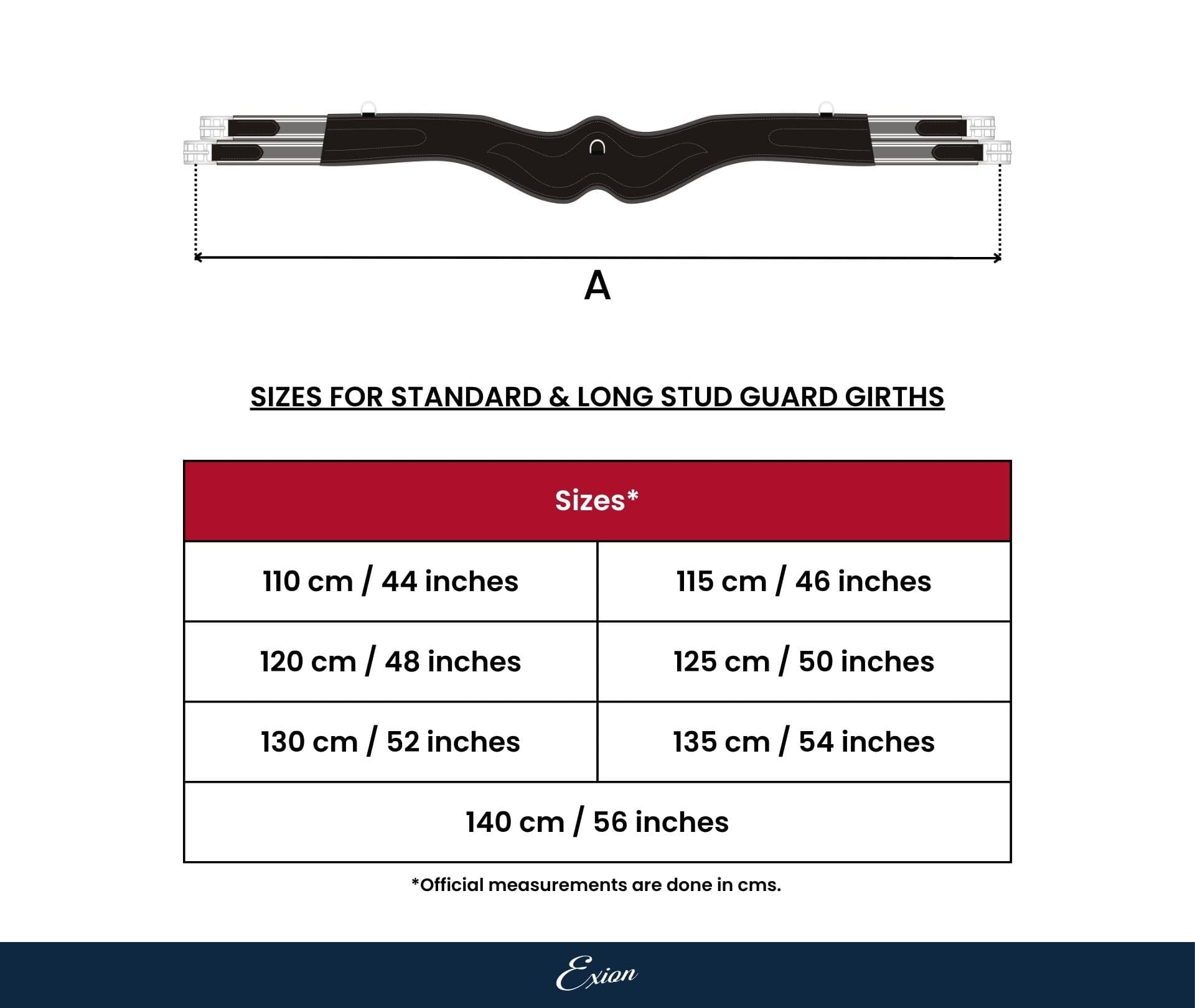 ExionPro 'AdaptLine' Wave Girth - Grey Elastic with White Lines