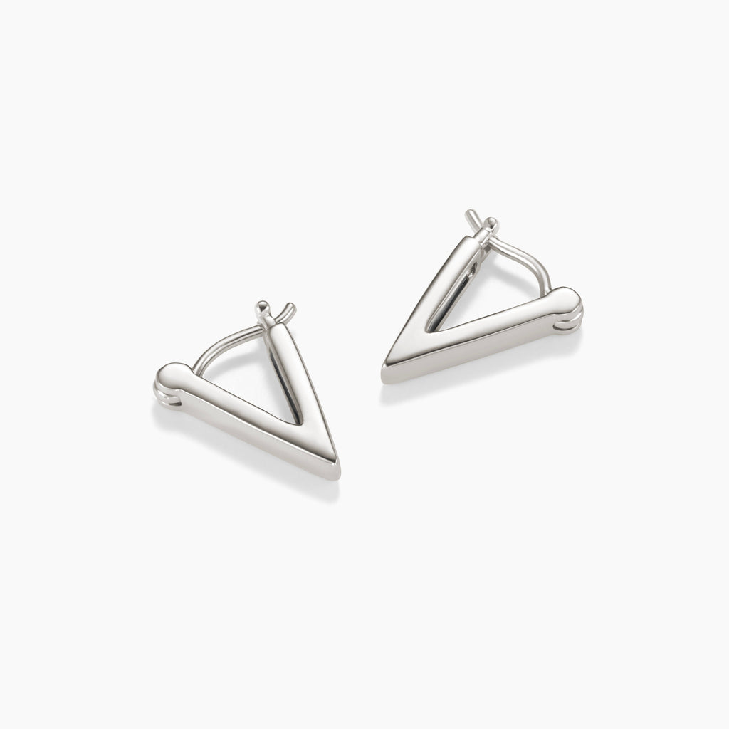 THE A'S (HUGGIE EARRINGS)