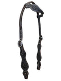 Tifton One Ear Headstall With Floral Tooling