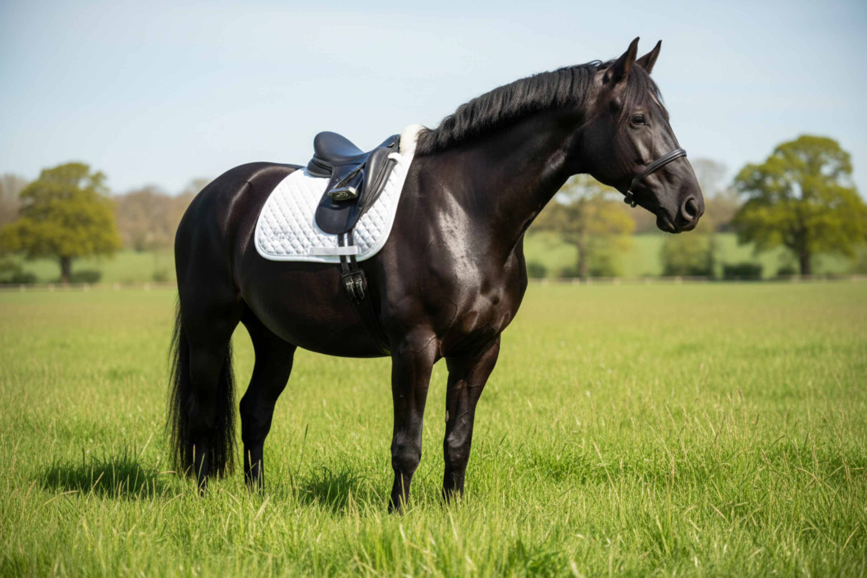 Premium Quality Cotton Half Pad Saddle Pad,