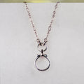 Aikon - Equestrian Horse Bit Necklace in Silver