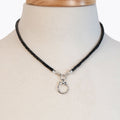 Aikon - Leather & Silver Equestrian Horse Bit Necklace