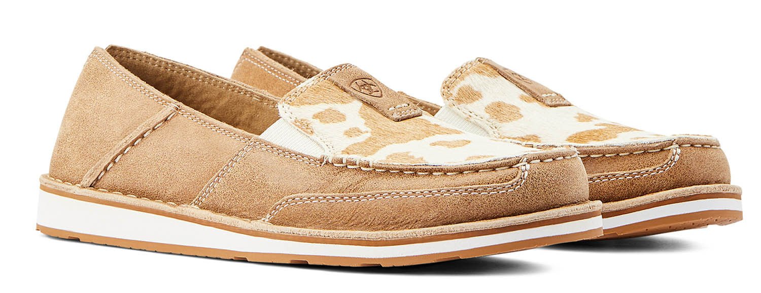 Ariat Women's Cruisers, Adobe/ Tan and White Hair On