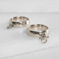 Ariston Horse Bit Equestrian Ring in Silver