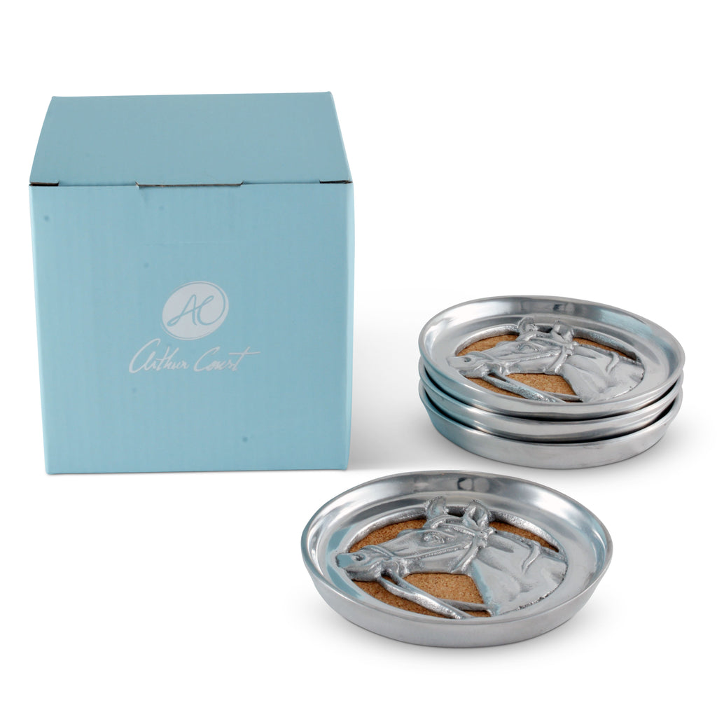 Equestrian Drink Coaster Set of 4