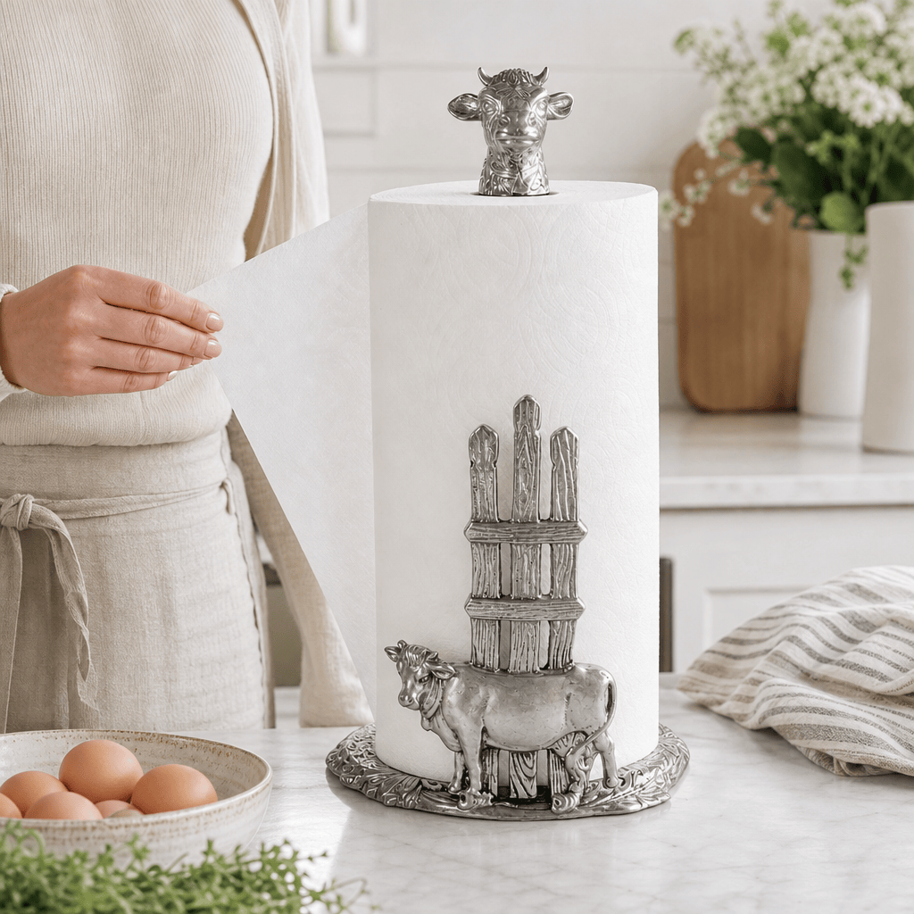 Cow Paper Towel Holder