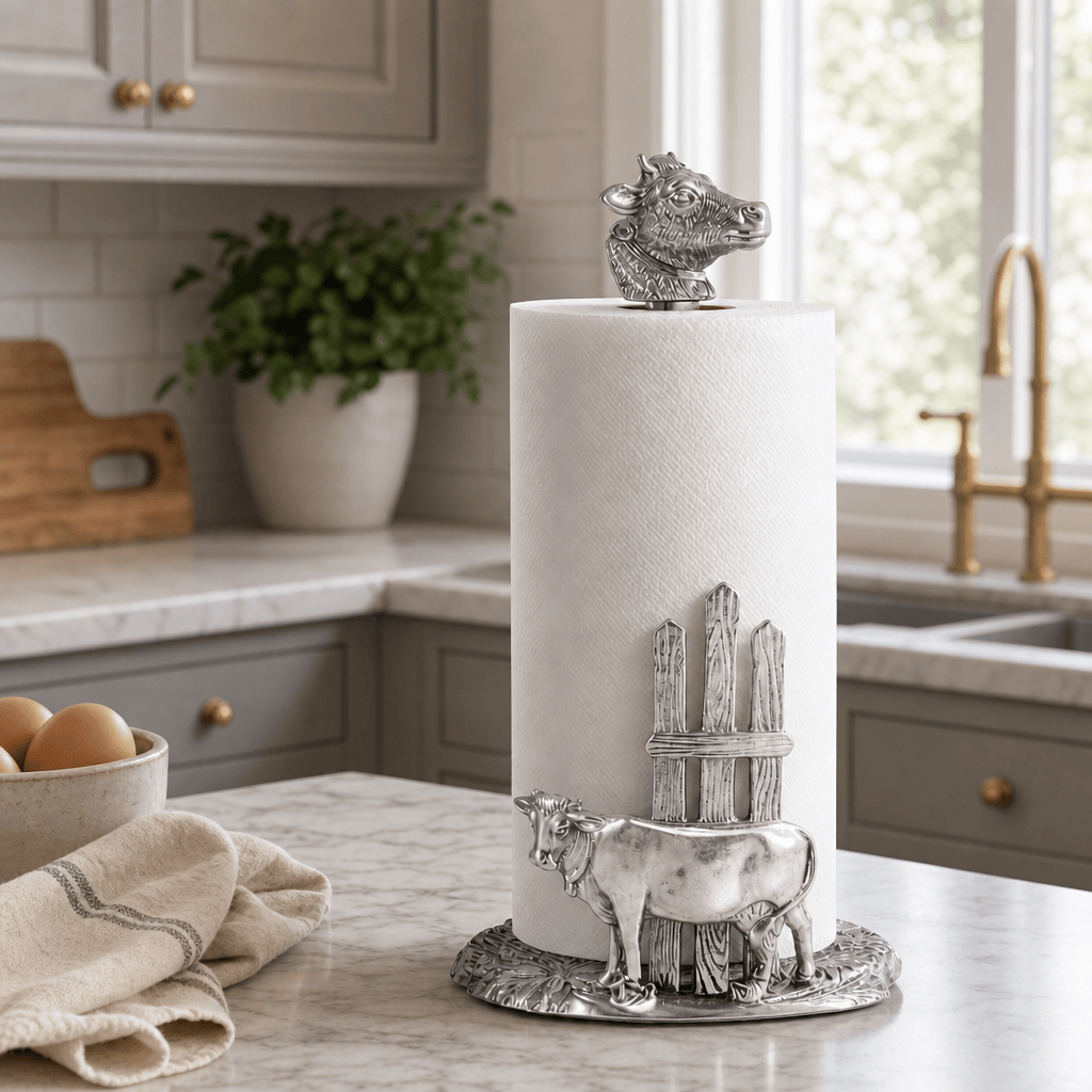 Cow Paper Towel Holder