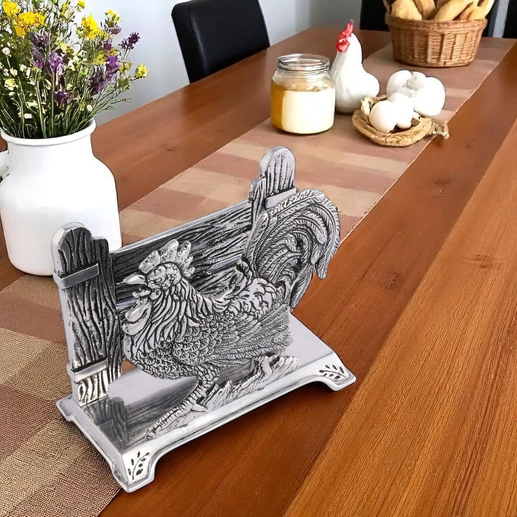 Rooster Upright Napkin Holder
