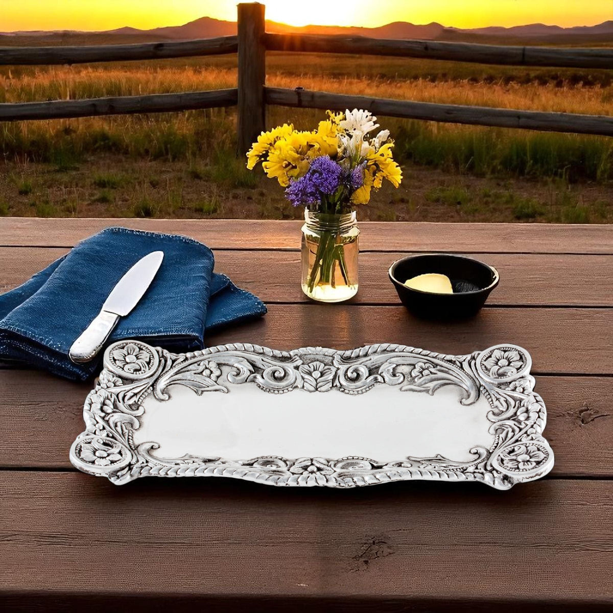 Concho Bread tray
