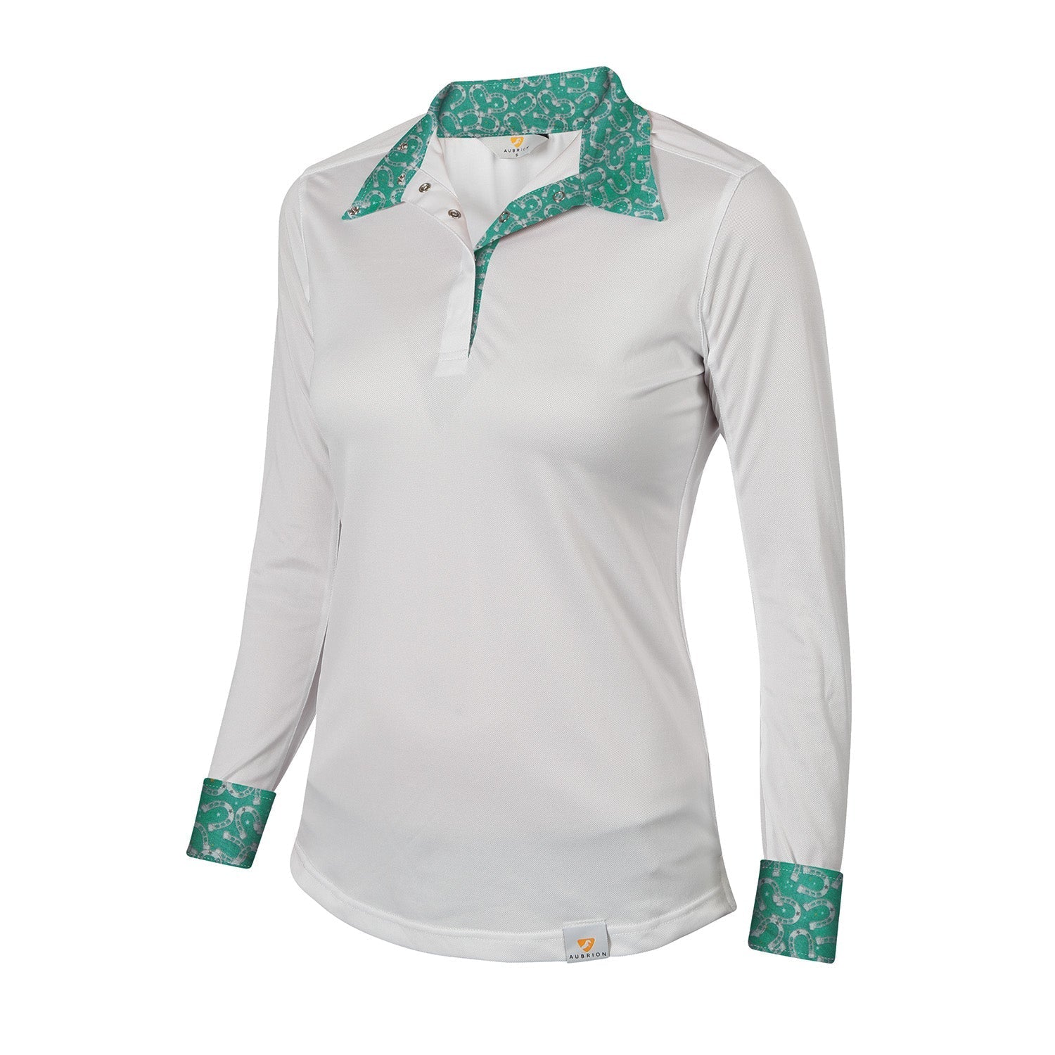Aubrion Ladies Equestrian Style Long Sleeve Show Shirt