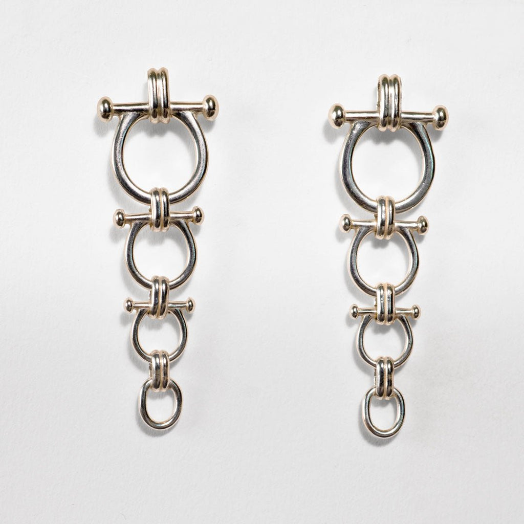 Bocara - Equestrian Horse Bit Choker Necklace in Silver