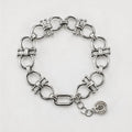 Bocara - Horse Bit Equestrian Link Bracelet in Silver