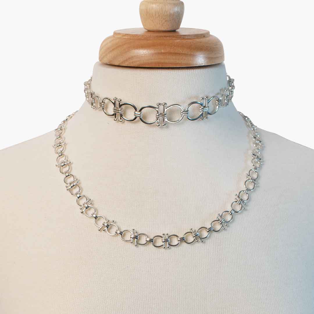 Bocara - Horse Bit Equestrian Link Bracelet in Silver