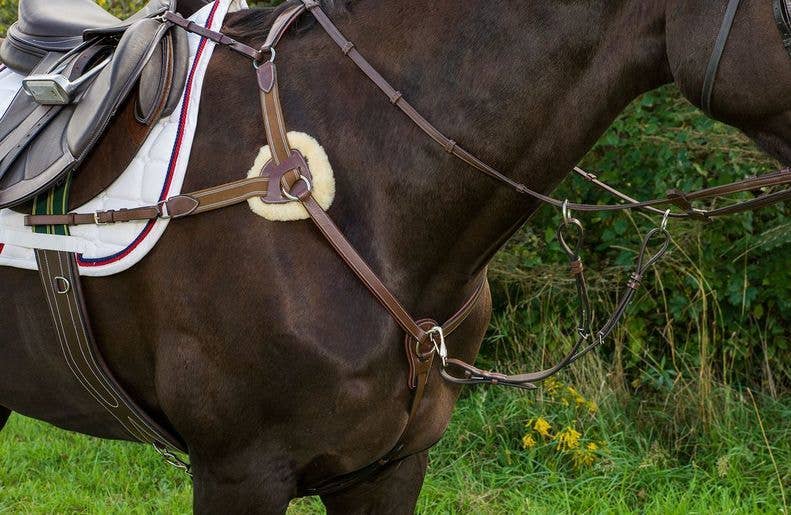 Henri de Rivel Pro 5 Point Elastic Breastplate Martingale