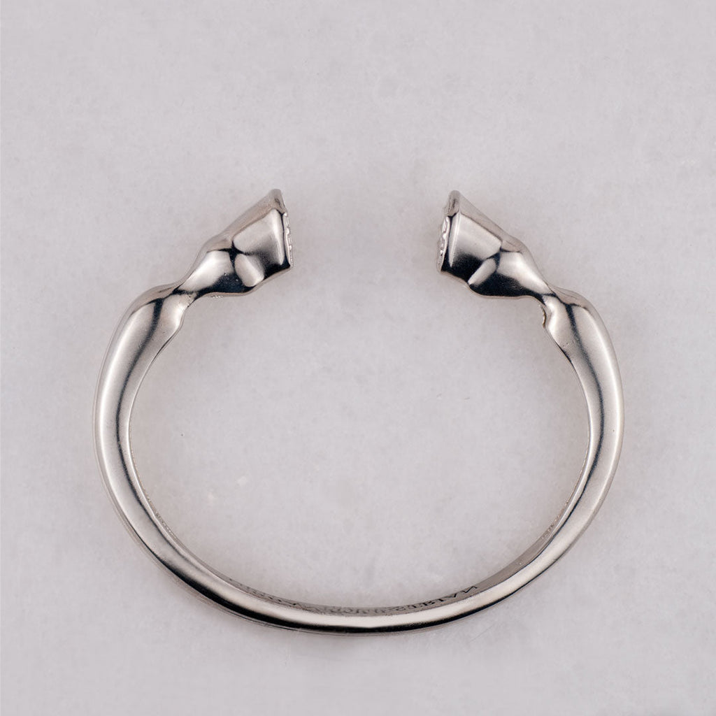 Cavallo -  Horse Hoof Equestrian Bracelet in Silver
