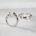 Cavallo - Horse Hooves Equestrian Ring in Silver