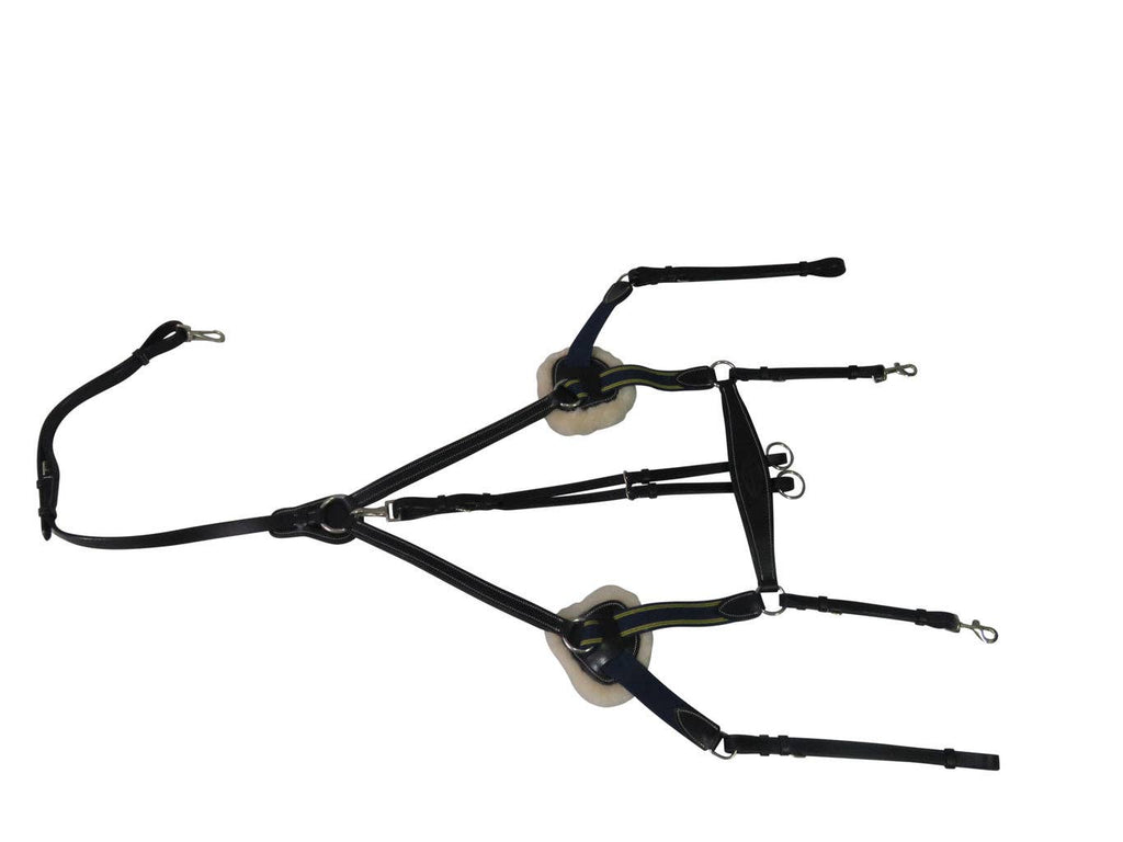 Henri de Rivel Pro 5 Point Elastic Breastplate Martingale