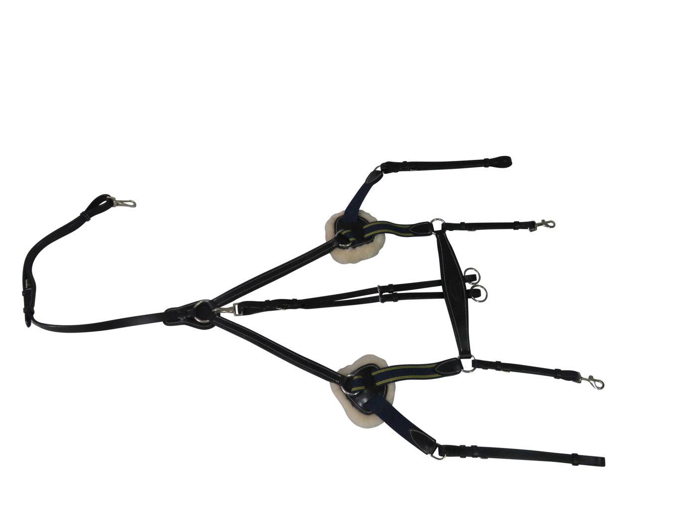Henri de Rivel Pro 5 Point Elastic Breastplate Martingale