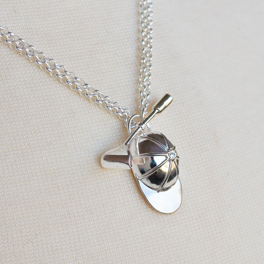 Derby Day - Jockey Necklace in Silver