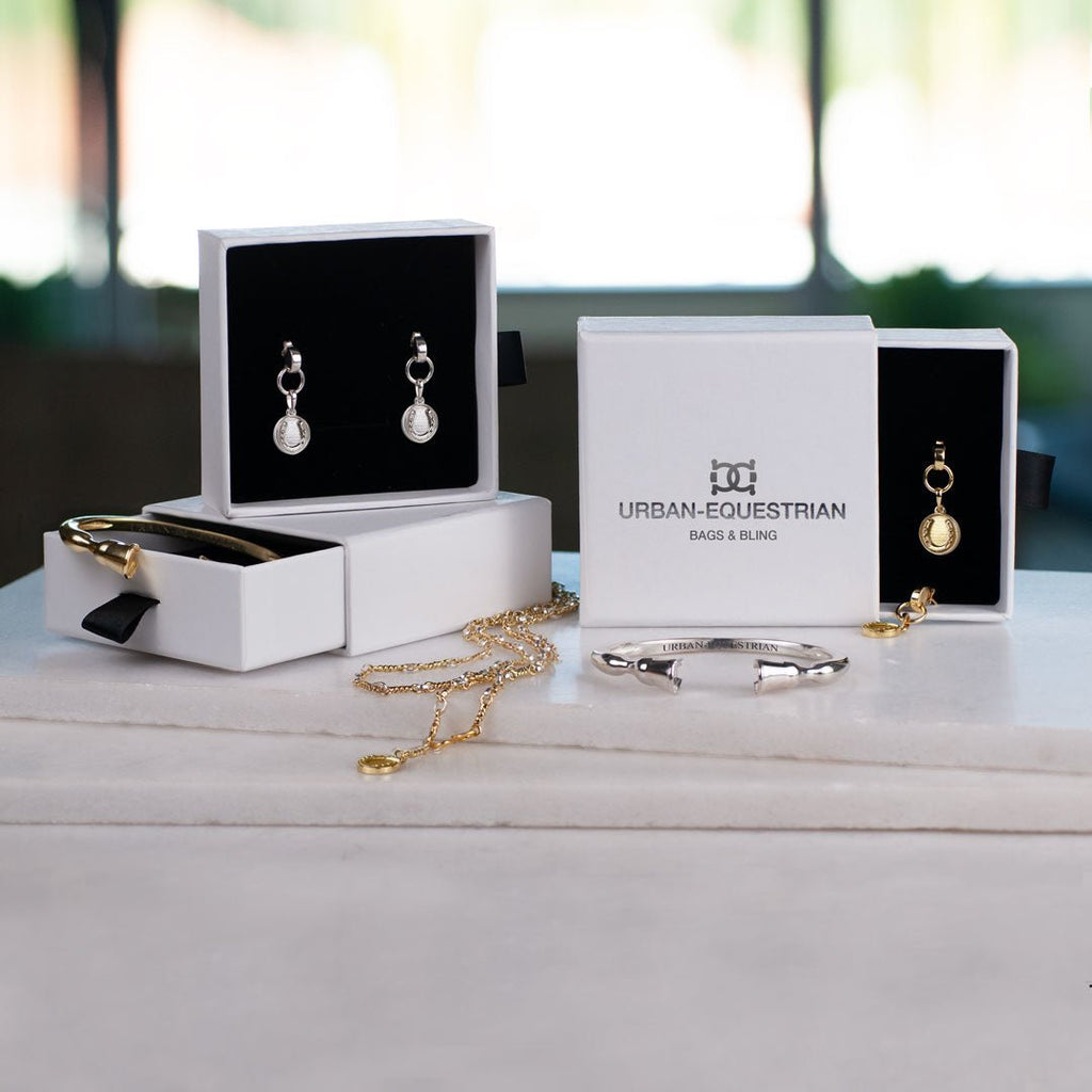 Dorado - Horseshoe Coin Earring in Gold