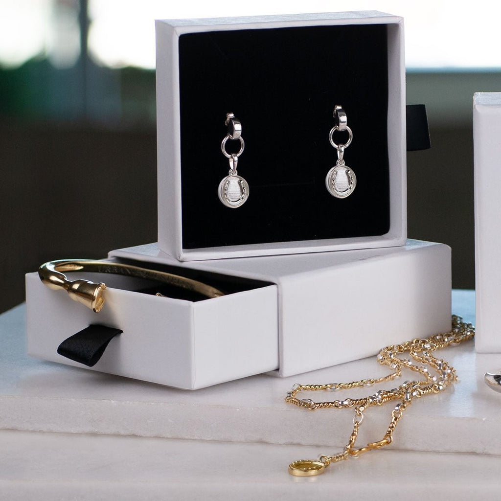Dorado - Horseshoe Coin Earring in Gold