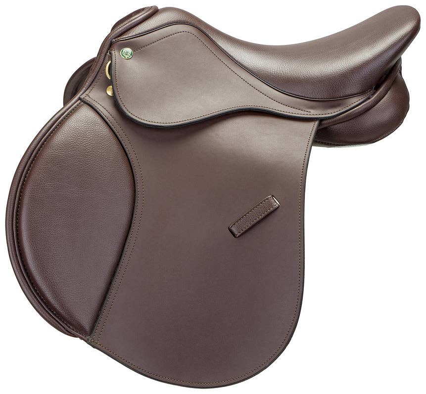 Henri de Rivel Vegan-X Junior Close Contact Saddle: Havana / Regular / 15