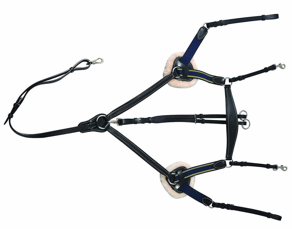 Henri de Rivel Pro 5 Point Elastic Breastplate Martingale