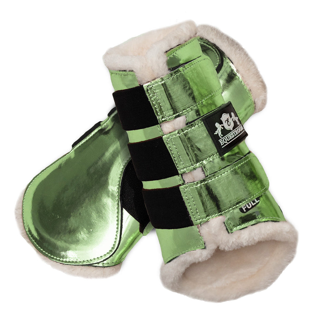 Green Lily Brushing Boots