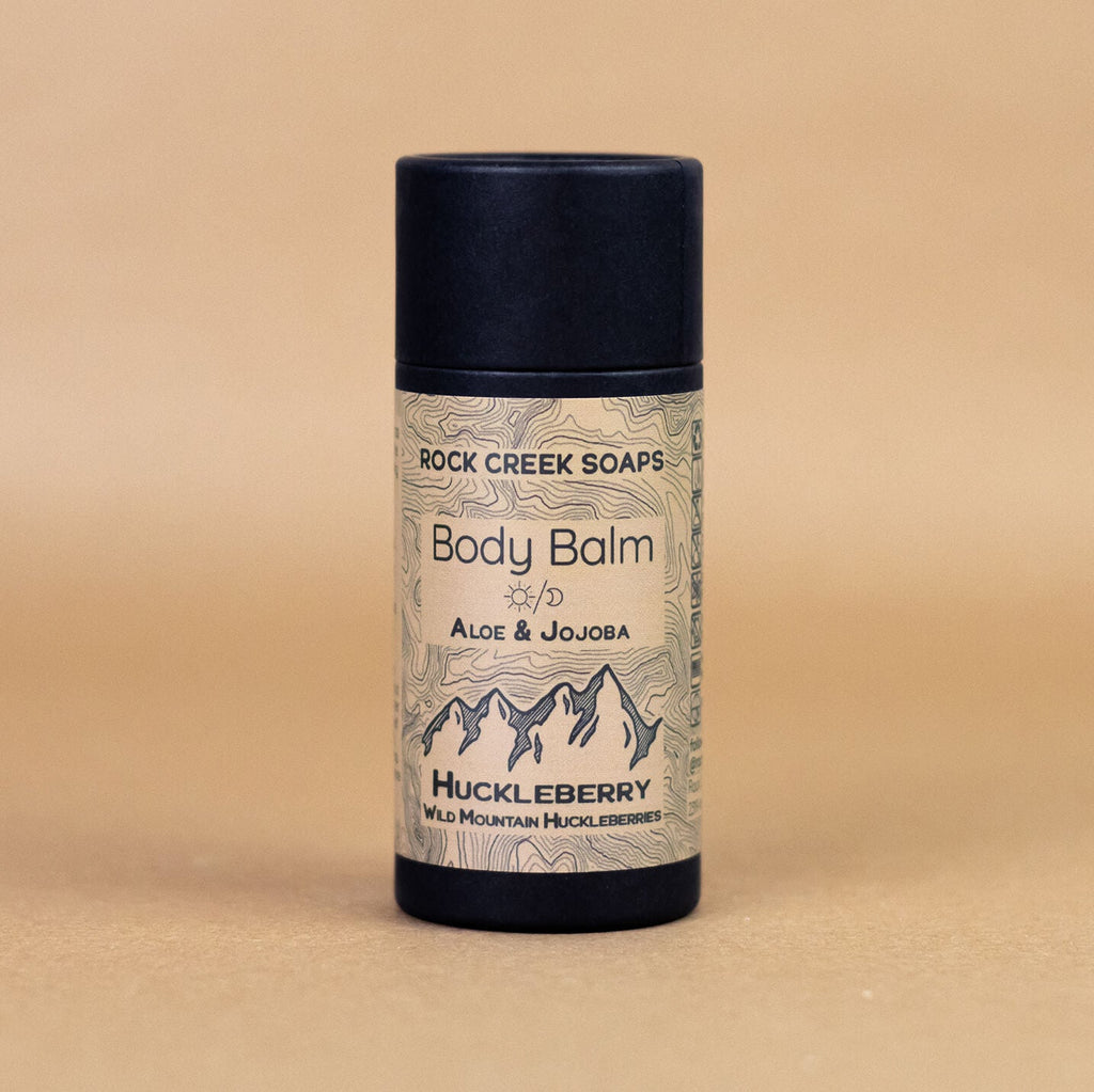 HUCKLEBERRY BODY BALM | Solid Lotion Bar - Sweet & Juicy Wild Huckleberry