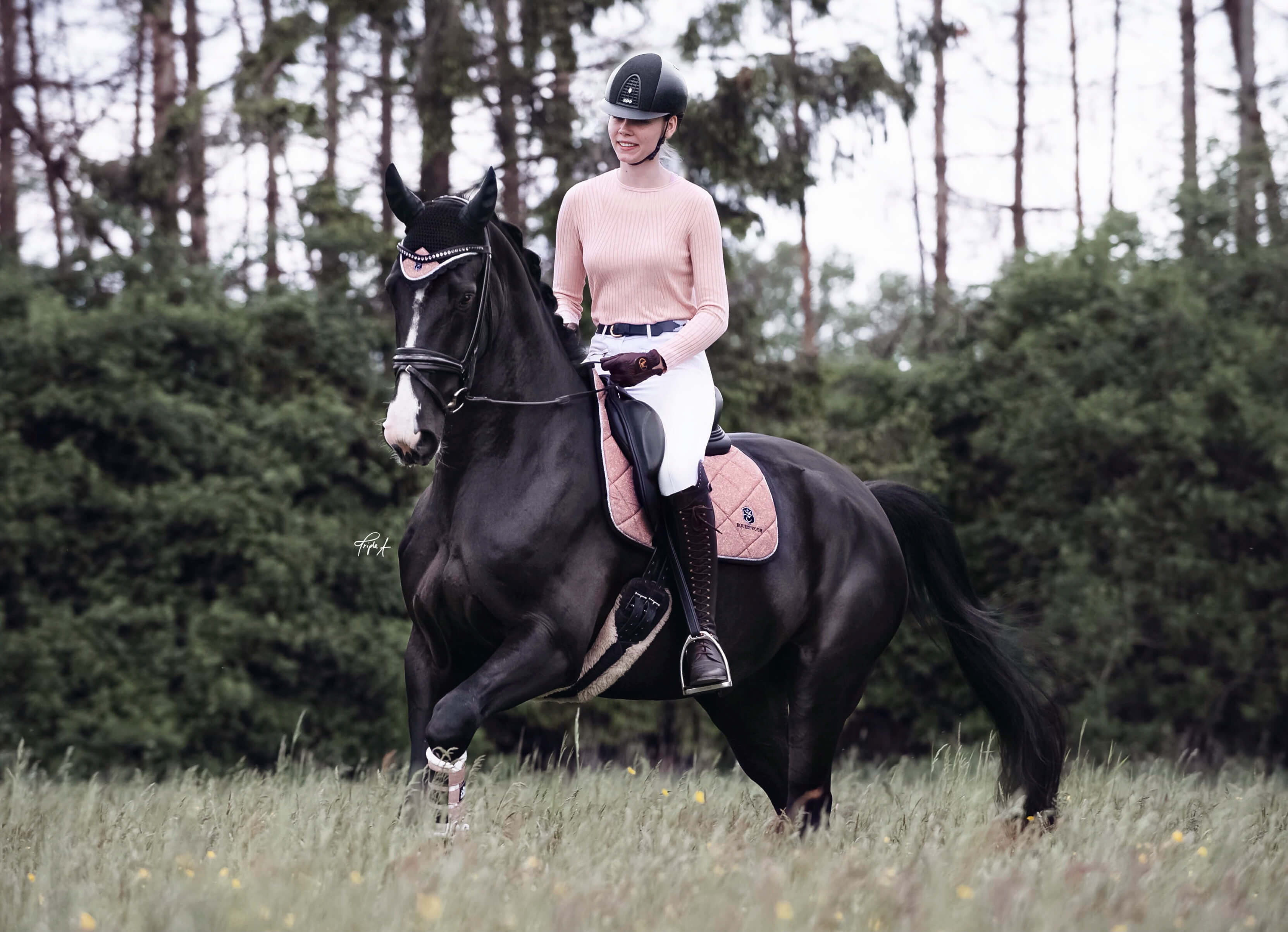Rose Quartz Saddle Pad