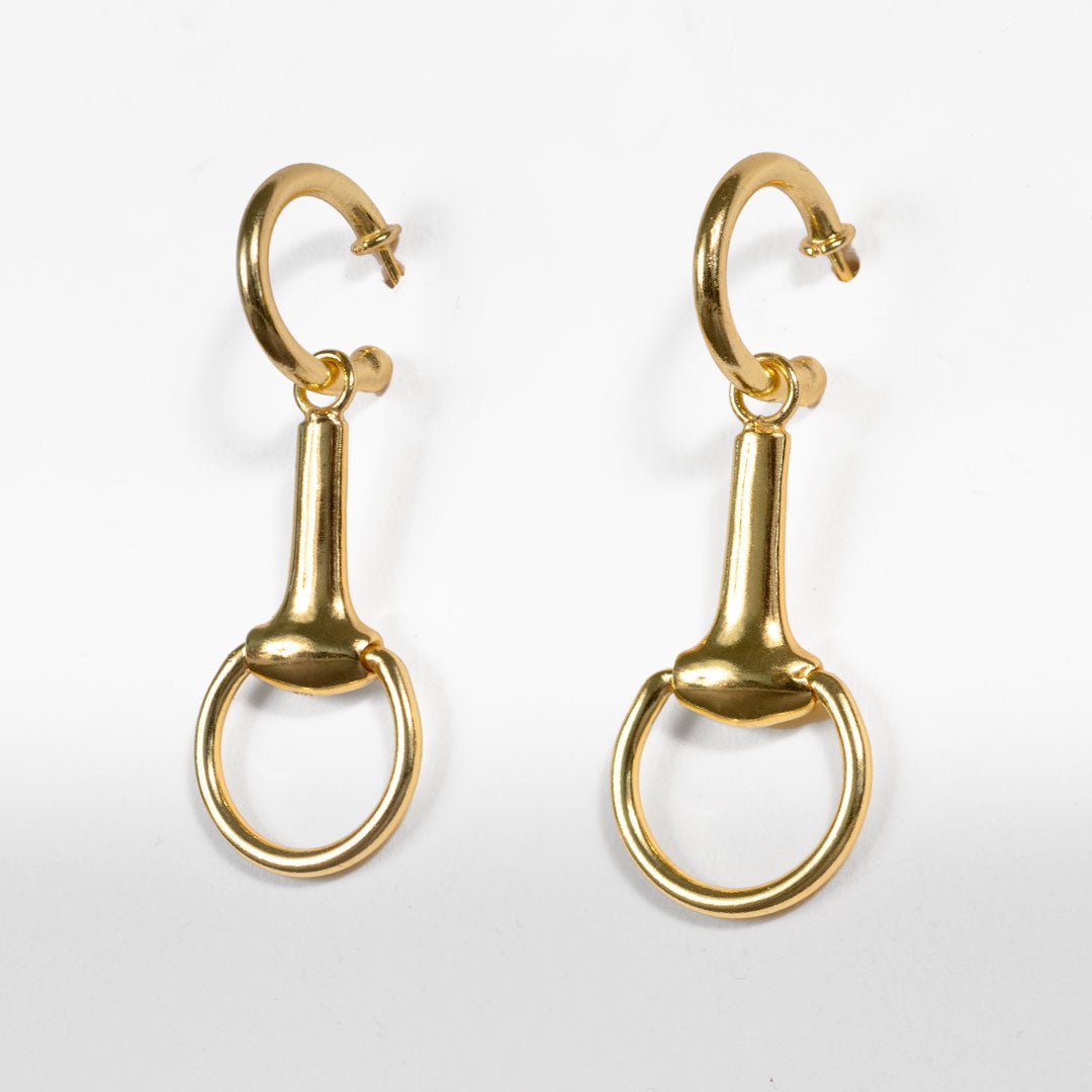 Odeza - Horse Bit Toggle Equestrian Necklace in Gold