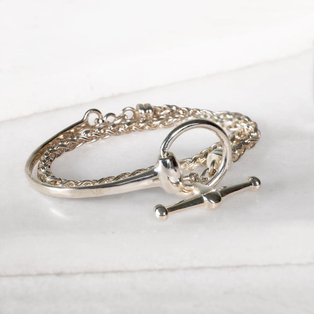Odeza - Equestrian Horse Bit Earring in Sterling Silver
