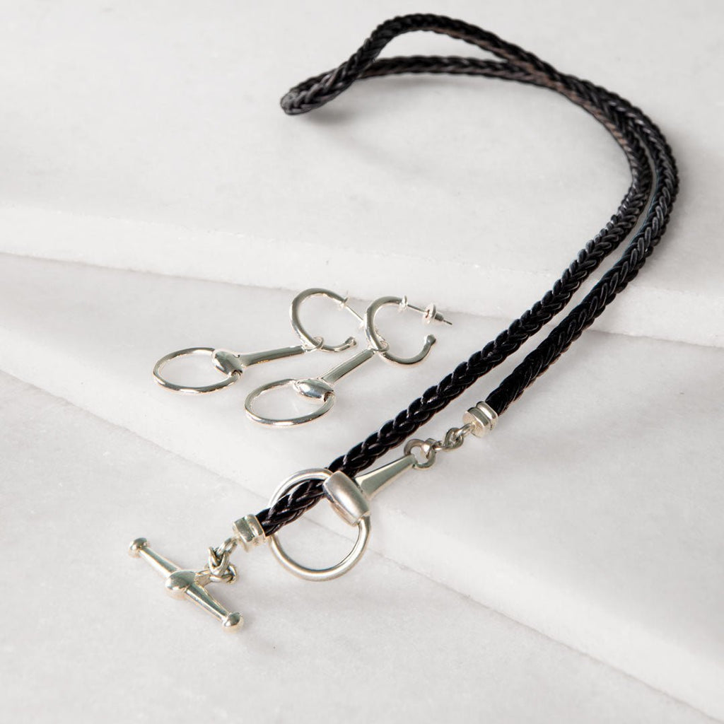 Odeza - Equestrian Horse Bit Earring in Sterling Silver