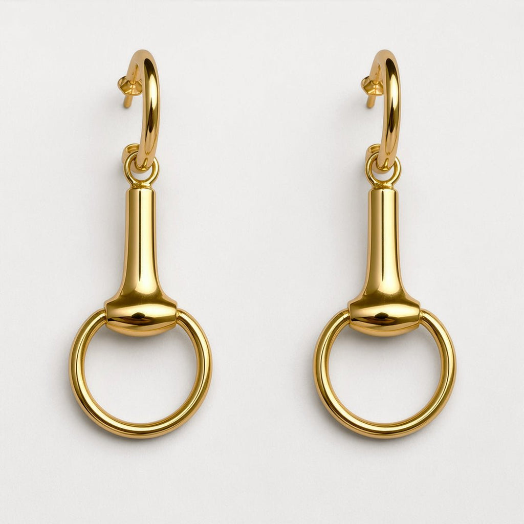 Odeza - Wrap Around Horse Bit Bracelet in Gold