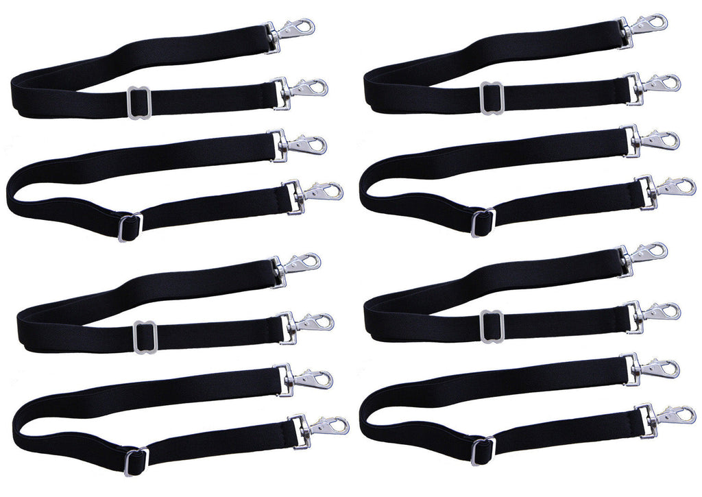 AJ Tack Elastic Replacement Blanket Leg Strap Pair