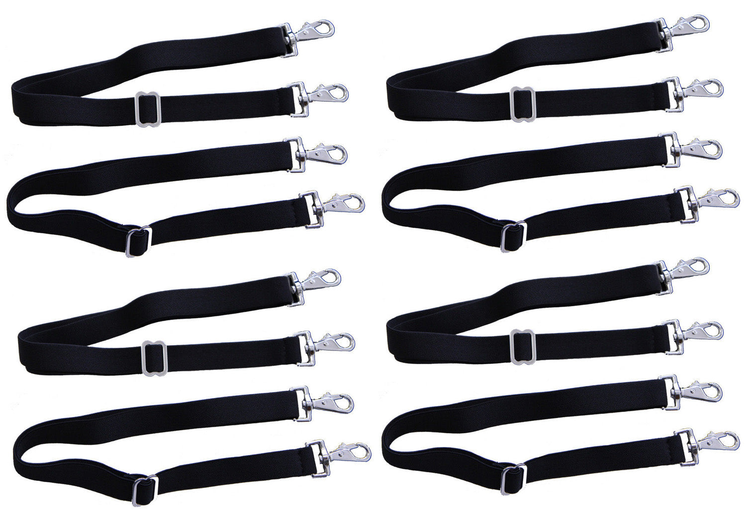 AJ Tack Elastic Replacement Blanket Leg Strap Pair