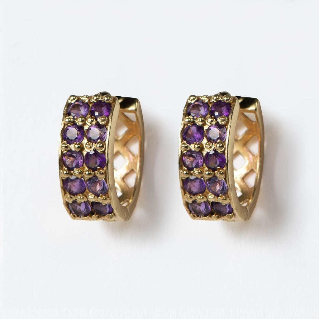 Prism - Amethyst Horseshoe Coin Equestrian Bracelet