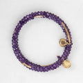 Prism - Amethyst Horseshoe Coin Equestrian Bracelet