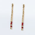 Prism - Linea Carnelian Equestrian Earring