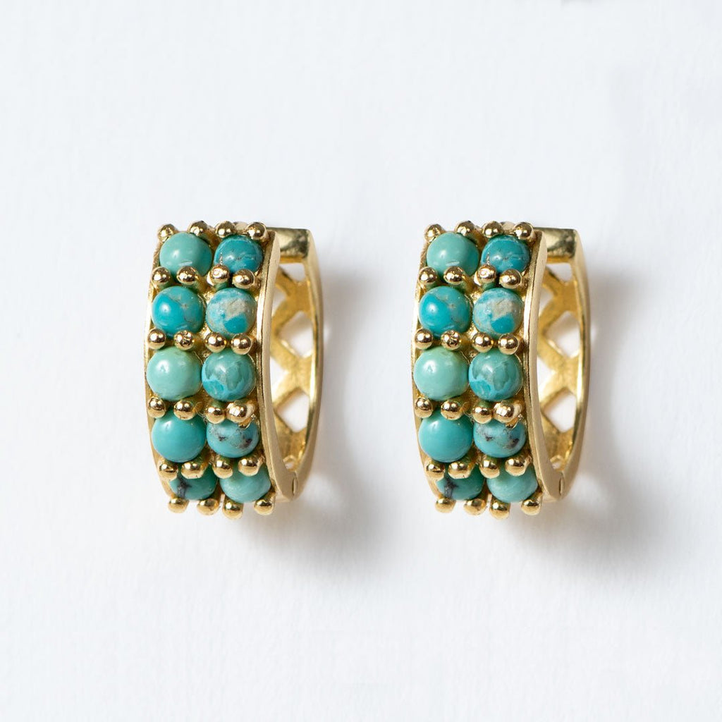Prism - Turquoise Horseshoe Coin Equestrian Bracelet